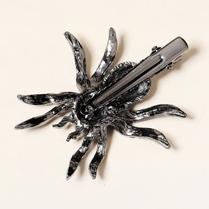 Miallo Exquisite Shiny Spider Rhinetone Hair Clip Halloween Fashion Daily Girl Hair Accessories HS-J6427