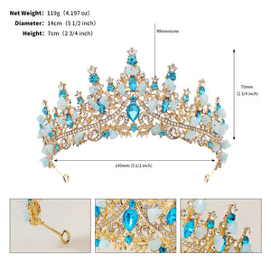Miallo New Bridal Jewelry Gorgeous Handmade Crystal Beaded Delicate Hair Accessories For Bride TS-J3204