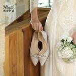 Load image into Gallery viewer, Miallo Stylish Alloy Rhinestone Shoe Buckles Minimalist Unique Shoe Bridal Wedding Shoe Accessories SC-J056
