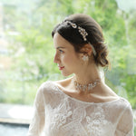 Load image into Gallery viewer, Miallo Delicate Luxury Alloy Flower Embedded With rhinestone Hairband Women Bridal Wedding Hair Accessories HS-J5487
