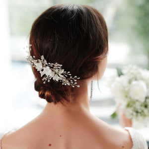 Miallo Exquisite Ceramic Flowers Wedding Hair Comb Bridal Handmade Headpieces Women Hair Jewelry Accessories HS-J5434
