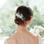 Load image into Gallery viewer, Miallo Exquisite Ceramic Flowers Wedding Hair Comb Bridal Handmade Headpieces Women Hair Jewelry Accessories HS-J5434
