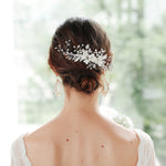 Load image into Gallery viewer, Miallo Exquisite Ceramic Flowers Wedding Hair Comb Bridal Handmade Headpieces Women Hair Jewelry Accessories HS-J5434
