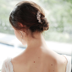 Miallo Exquisite Rhinestone Crystal Bead Flower Handmade Hair Comb Elegant Fashion Hair Accessories For Girls Birthday Gift HS-J5280