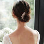 Load image into Gallery viewer, Miallo Exquisite Rhinestone Crystal Bead Flower Handmade Hair Comb Elegant Fashion Hair Accessories For Girls Birthday Gift HS-J5280
