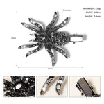 Load image into Gallery viewer, Miallo Exquisite Shiny Spider Rhinetone Hair Clip Halloween Fashion Daily Girl Hair Accessories HS-J6427
