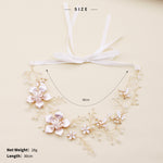 Load image into Gallery viewer, Miallo Gold Flowers Handmade Headpieces Wedding Hair Jewelry Princess Crown Hair Vine Headband for Women HS-J5009
