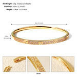 Load image into Gallery viewer, Miallo New Women Bracelet Fashion Luxurious Copper Zircon Jewelry Birthday Gift Wedding Bridal Accessory Open Bangle BS-J5587G
