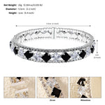 Load image into Gallery viewer, Miallo European American Fashion Full Rhinestone Wide Open Bracelet Light Luxury Versatile Shiny Daily Women&#39;s Bracelet BS-J5573
