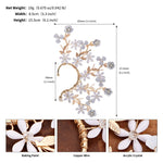 Load image into Gallery viewer, Miallo Delicate Handmade Rose Flower Branch Vine Leaf Elf Tassel Earrings Fashion Shiny Crystal Pearl Ear Jewelry ERS-J4283G
