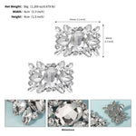 Load image into Gallery viewer, Miallo New Women Rhinestone Shoe Buckles Bridal Wedding Shoe Accessories Metal Inlaid Rhinestone Shoe Clips SC-J090S
