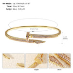 Load image into Gallery viewer, Miallo Stylish Cubic Zircon Spike Bangle Simple Versatile Daily Accessories BS-J5508
