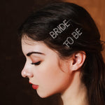 Load and play video in Gallery viewer, Miallo Exquisite Fashion Letter Rhinestone Hair Jewelry Simple Shiny And Hair Clips Elegant Bride Wedding &nbsp;Hair Accessories HS-J6684

