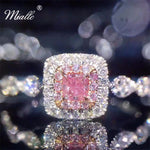 Load image into Gallery viewer, [miallo] Ring R75 Pink Square Princess Ring
