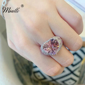[miallo] Ring R117 Sweet Love Heart Cubic Zirconia Women Ring