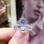 Load image into Gallery viewer, [miallo] Ring R80 Crown Princess Square Ring
