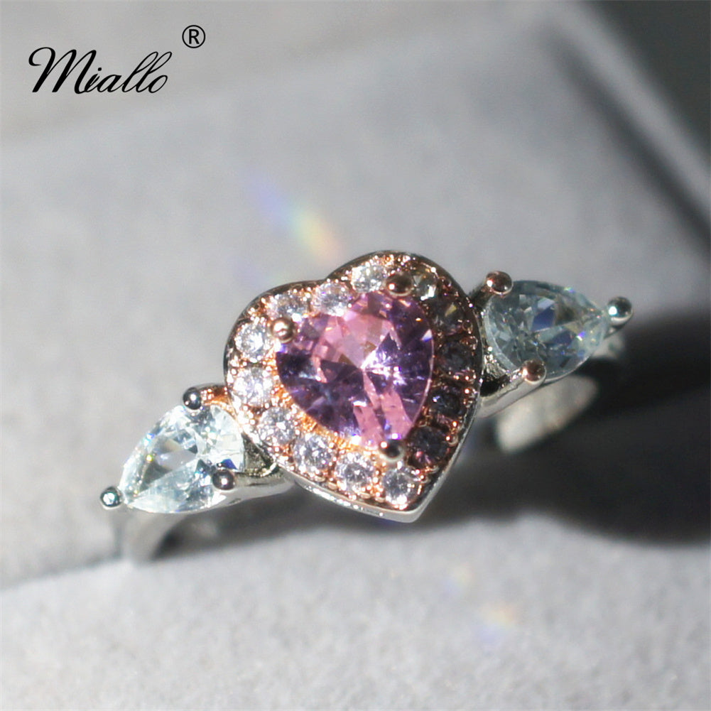 [miallo] Ring R65 Fashion Heart Women Ring