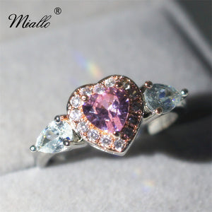 [miallo] Ring R65 Fashion Heart Women Ring