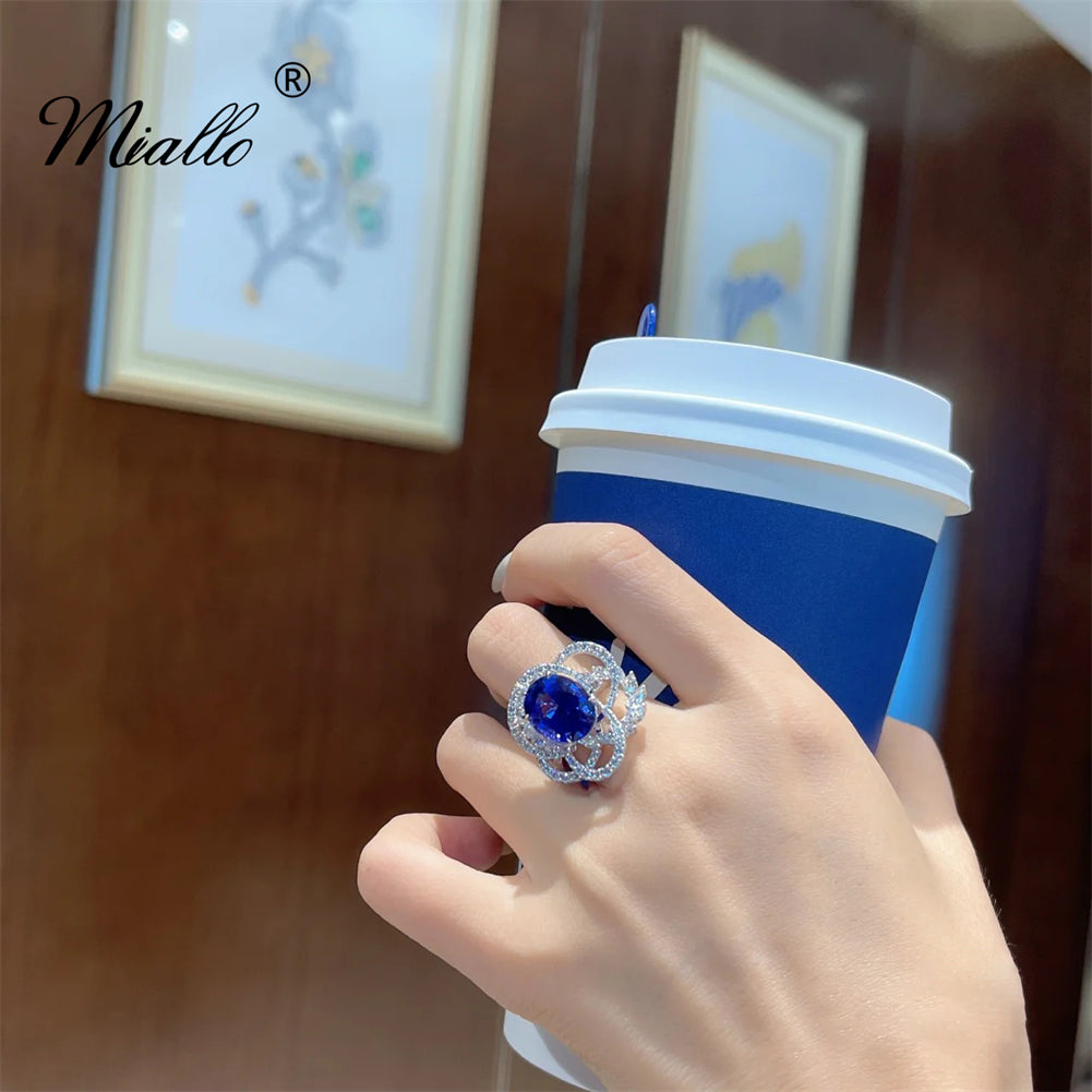 [miallo] Ring R32 Fashion Sapphire Women Ring