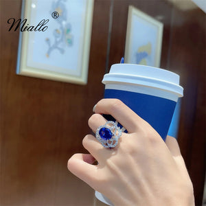 [miallo] Ring R32 Fashion Sapphire Women Ring