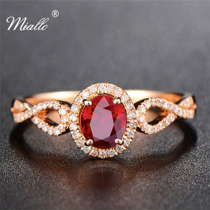 [miallo] Ring R44 Fashion Ruby Ring