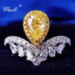 Load image into Gallery viewer, [miallo] Ring R84 Luxury Water Drop Pear Shaped Ring
