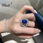 Load image into Gallery viewer, [miallo] Ring R32 Fashion Sapphire Women Ring
