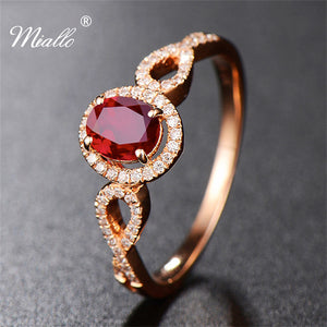 [miallo] Ring R44 Fashion Ruby Ring