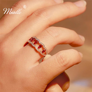 [miallo] Ring R35 Cubic Zirconia Hollow Out Ring