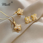 Load image into Gallery viewer, [miallo] Rotatable Clover Jewelry Set (R181+N41+E21)
