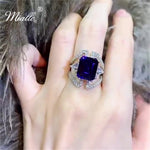 Load image into Gallery viewer, [miallo] Ring R13 Luxury Sapphire Cubic Zirconia Ring

