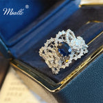 Load image into Gallery viewer, [miallo] Ring R29 Hollow Out CZ Stone Ring
