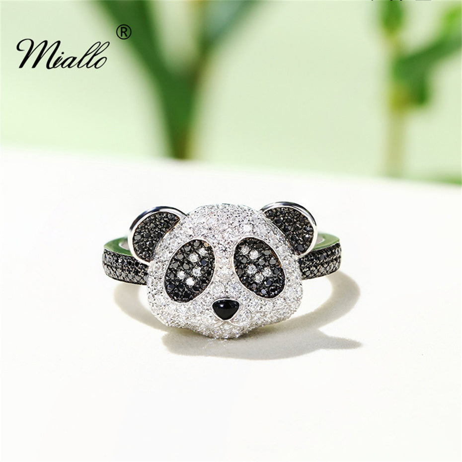 [miallo] S9 Jewelry Set Cubic Zirconia Panda Cute Jewelry Set