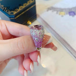 Load image into Gallery viewer, [miallo] Ring R117 Sweet Love Heart Cubic Zirconia Women Ring
