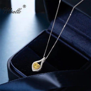 [miallo] Necklace N2 Fashion Yellow Heart Love Necklace