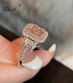 Load image into Gallery viewer, [miallo] Ring R14 Pink Cubic Zirconia Women Ring
