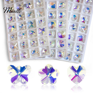 [miallo] NA7 28pcs AB Color Crystal Pendant DIY Accessories