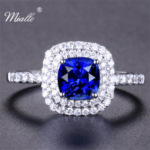 [miallo] Ring R40 Square Sapphire Ring