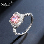 Load image into Gallery viewer, [miallo] Ring R75 Pink Square Princess Ring

