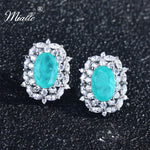 Load image into Gallery viewer, [miallo] Jewelry Set S19 Simulated Palaiba Cubic Zirconia Jewelry Set
