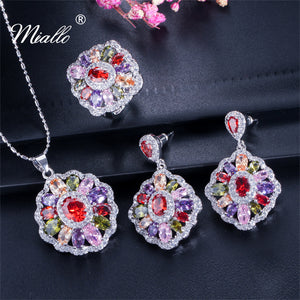 [miallo] Jewelry Set S71 Fashion Cubic Zirconia Jewelry Set