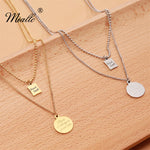 Load image into Gallery viewer, [miallo] Necklace N25 Good-luck Letter Pendant Sweater Chain
