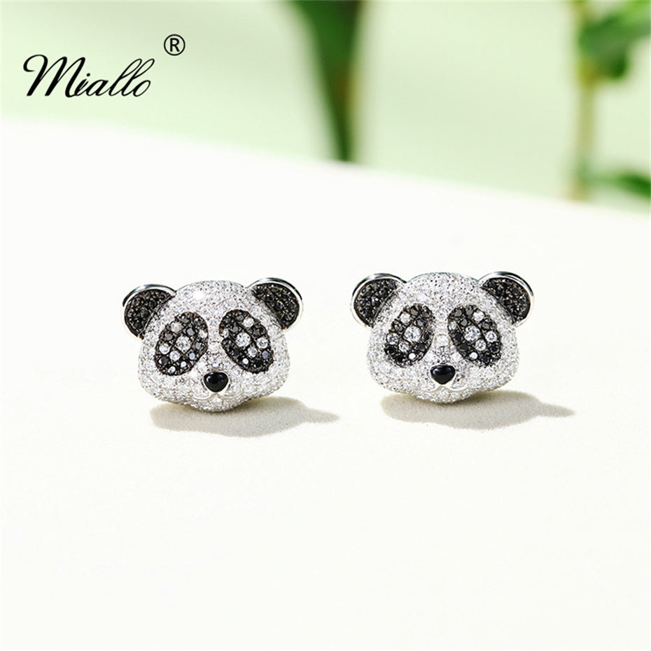 [miallo] S9 Jewelry Set Cubic Zirconia Panda Cute Jewelry Set