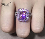 Load image into Gallery viewer, [miallo] Ring R57 Square Cubic Zirconia Ring
