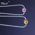 Load image into Gallery viewer, [miallo] Necklace BJ13 Fashion Square Rhinestone Necklace
