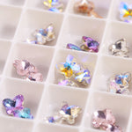 Load image into Gallery viewer, [miallo] NA6 Crystal Butterfly Geometric Nail Accessories
