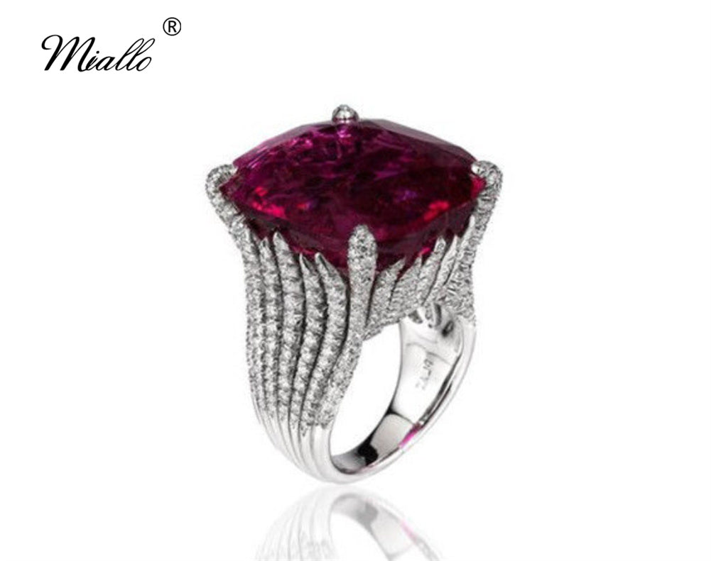 [miallo] Ring R59 Luxury Ruby Women Ring