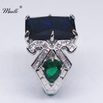Load image into Gallery viewer, [miallo] Ring R141 Topaz Blue Cubic Zirconia Ring
