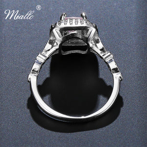 [miallo] Ring R75 Pink Square Princess Ring