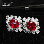 Load image into Gallery viewer, [miallo] Jewelry Set S26 Red Cubic Zirconia Jewelry Set
